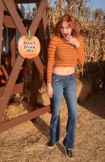 MAITLAND WARD at a Pumpkin Patch in Long Aeach 10/21/2018