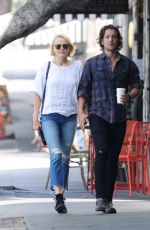 MALIN AKERMAN and Jack Donnelly Out in Los Feliz 09/28/2018