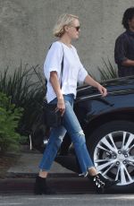 MALIN AKERMAN and Jack Donnelly Out in Los Feliz 09/28/2018