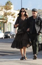 MANDY MOORE and Taylor Goldsmith Out in Highland Park 10/28/2018