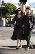 MANDY MOORE and Taylor Goldsmith Out in Highland Park 10/28/2018