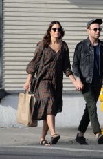 MANDY MOORE and Taylor Goldsmith Out in Highland Park 10/28/2018