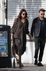 MANDY MOORE and Taylor Goldsmith Out in Highland Park 10/28/2018