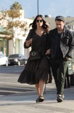 MANDY MOORE and Taylor Goldsmith Out in Highland Park 10/28/2018