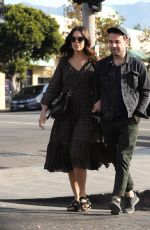 MANDY MOORE and Taylor Goldsmith Out in Highland Park 10/28/2018