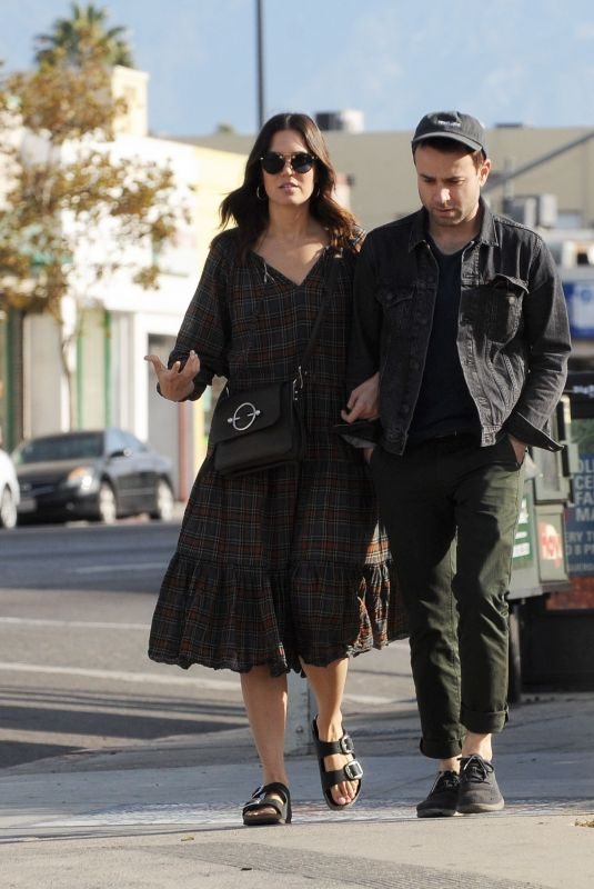 MANDY MOORE and Taylor Goldsmith Out in Highland Park 10/28/2018
