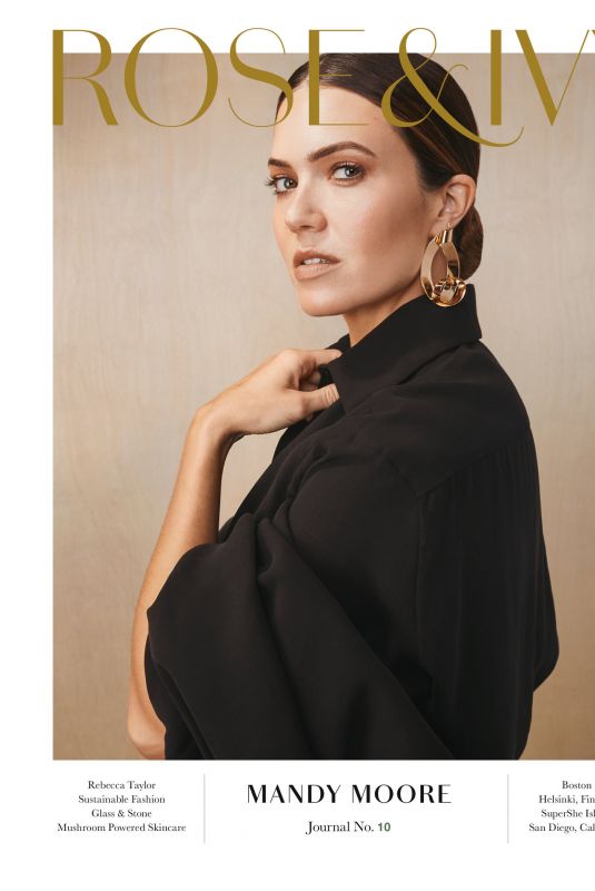 MANDY MOORE in Rose & Ivy Journal, October 2018