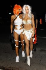 MARA TEIGEN Arrives at Halloween Party in Hollywood 10/24/2018