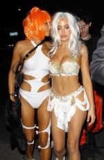 MARA TEIGEN Arrives at Halloween Party in Hollywood 10/24/2018