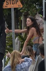 MARGARET QAULLEY on the Set of Once Upon A Time in Hollywood in Los Angeles 10/13/2018