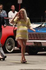 MARGOT ROBBIE on The Set of Once Upon a Time in Hollywood 09/10/2018