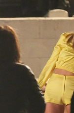 MARGOT ROBBIE on the Set of Once Upon a Time in Hollywood 10/11/2018
