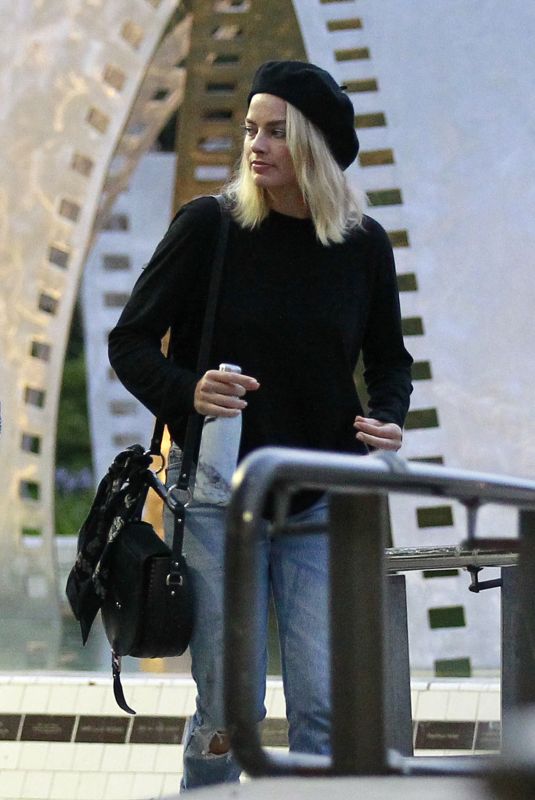MARGOT ROBBIE Out at Culver City Veterans Auditorium 10/13/2018