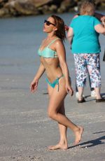 MARIA JADE in Bikini at a Beach in Miami 10/29/2018