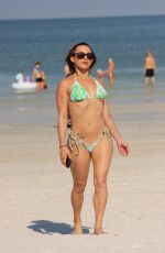 MARIA JADES in Bikini at a Beach in Miami 10/14/2018