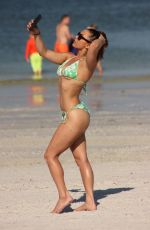 MARIA JADES in Bikini at a Beach in Miami 10/14/2018