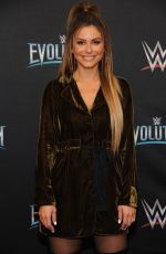 MARIA MENOUNOS at WWE’s First Ever All-women’s Event Evolution in Uniondale 10/28/2018