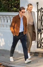 MARIA SHARAPOVA and Alexander Gilkes Out in Fulham 10/19/2018