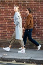 MARIA SHARAPOVA and Alexander Gilkes Out in Fulham 10/19/2018