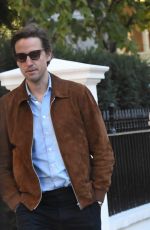 MARIA SHARAPOVA and Alexander Gilkes Out in Fulham 10/19/2018