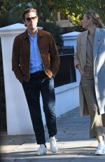 MARIA SHARAPOVA and Alexander Gilkes Out in Fulham 10/19/2018