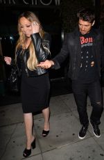 MARIAH CAREY Leaves Mr. Chow in Beverly Hills 10/04/2018