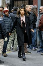 MARISKA HARGITAY on the Set of Law & Order: Special Victims Unit in Park Avenue 10/22/2018
