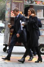 MARISKA HARGITAY on the Set of Law & Order: SVU in New York 10/10/2018
