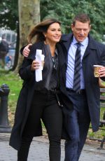 MARISKA HARGITAY on the Set of Law & Order: SVU in New York 10/10/2018