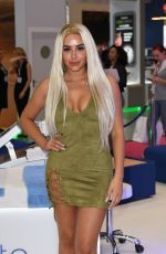 MARNIE SIMPSON at 3D Lipo Stand at Pro Beauty North Exhibition in Manchester 10/21/2018