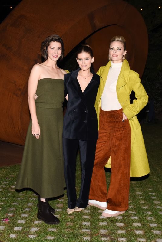 MARY ELIZABETH, KATE MARA and JAIME KING at Cos Celebrates Dia Art Foundation in Los Angeles 10/17/2018