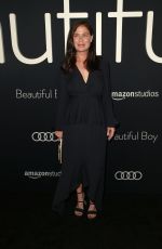 MAURA TIERNEY at Beautiful Boy Premiere in Los Angeles 10/08/2018