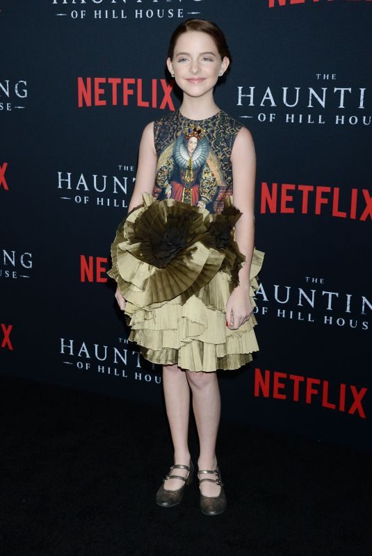 MCKENNA GRACE at The Haunting of Hill House Premiere in Los Angeles 10/08/2018