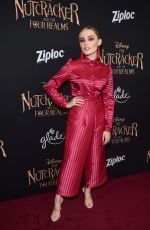 MEG DONNELLY at The Nutcracker and the Four Realms Premiere in Los Angeles 10/29/2018