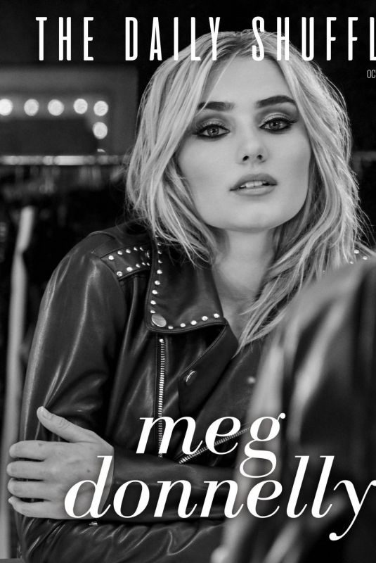 MEG DONNELLY in The Daily Shuffle Magazine, October 2018