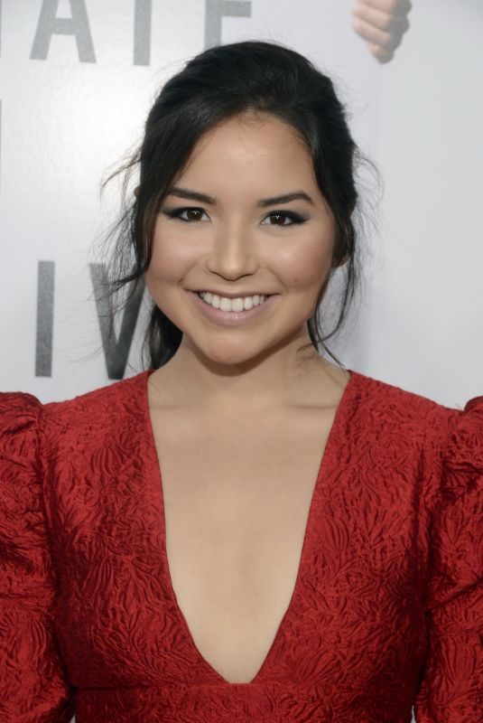 MEGAN LAWLESS at The Hate You Give Premiere in New York 10/04/2018