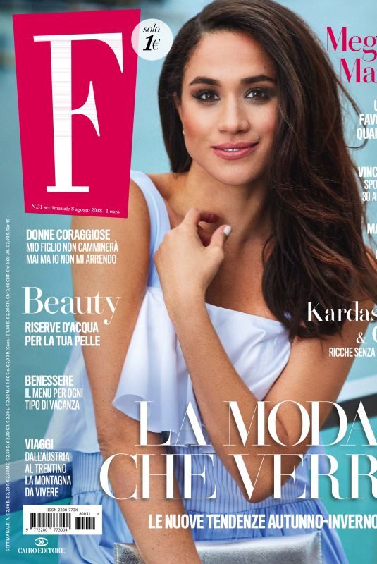 MEGAN MARKLE in F Magazine, N31 August 2018