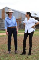 MEGHAN MARKLE and Prince Harry at a Farm in Dubbo 10/17/2018