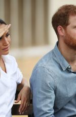 MEGHAN MARKLE and Prince Harry at a Farm in Dubbo 10/17/2018