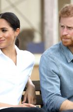 MEGHAN MARKLE and Prince Harry at a Farm in Dubbo 10/17/2018