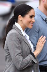MEGHAN MARKLE and Prince Harry at Airport in Dubbo 10/17/2018