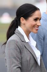 MEGHAN MARKLE and Prince Harry at Airport in Dubbo 10/17/2018