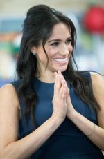 MEGHAN MARKLE and Prince Harry at MacArthur Girls High School in Sydney 10/19/2018