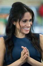 MEGHAN MARKLE and Prince Harry at MacArthur Girls High School in Sydney 10/19/2018