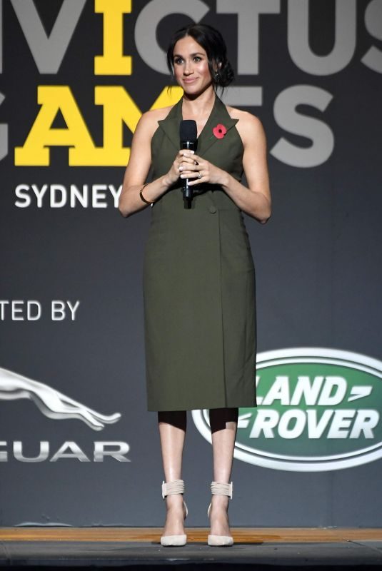 MEGHAN MARKLE at Invictus Games 2018 Closing Ceremony at Olympic Park in Sydney 10/27/2018