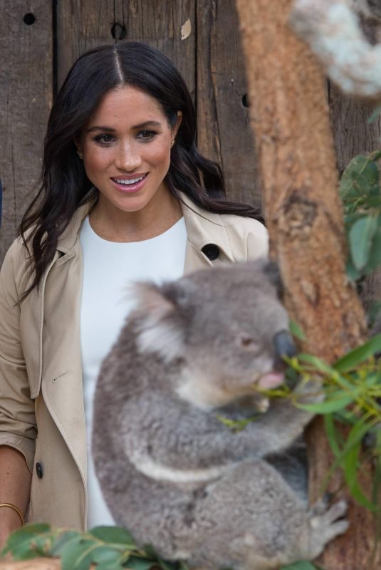 MEGHAN MARKLE at Taronga Zoo in Sydney 10/16/2018