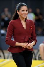 MEGHAN MARKLE at Wheelchair Basketball Finals at Invictus Games in Sydney 10/27/2018
