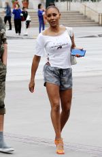 MELANIE BROWN Arrives at Aamerica