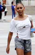 MELANIE BROWN Arrives at Aamerica