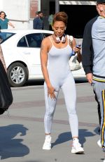 MELANIE BROWN Arrives at Americas Got Talent Champions in Pasadena 10/05/2018